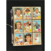 107 1968 Topps Baseball Cards