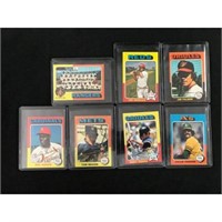 7 1975 Topps Mini Baseball Hallof Famers