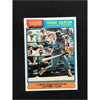 1976 Topps Hank Aaron High Grade