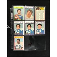 7 1972 Topps Football Rookies