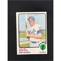 1973 Topps Willie Mays Nice Condition