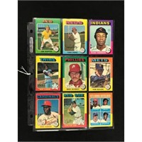 9 1975 Topps Baseball Stars/hof