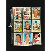 18 1968 Topps Baseball Cards