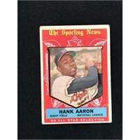 1959 Topps Hank Aaron Allstar