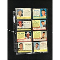 8 Different 1960's Post Cereal Baseball Cards Hof