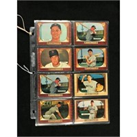 16 Different 1955 Bowman Red Sox Cards