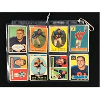 16 Different 1950's Football Cards