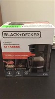 Black & Decker 12 Cup Coffeemaker (new in box)