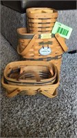 6 Longaberger Baskets