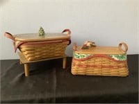 Christmas Longaberger baskets