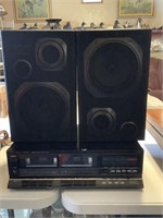 Fisher Cassette player with speakers