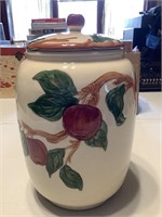 Franciscan Apple cookie jar and lid