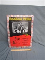 1980's Booboo Australian Dance Advertising Sign