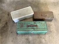Assorted tool boxes