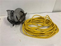 40 ft extension cord and circular saw