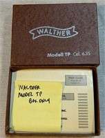 777 - WALTHER MODEL TP BOX ONLY (N26)