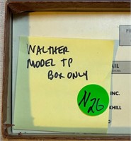 777 - WALTHER MODEL TP BOX ONLY (N26)