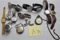 K - MIXED LOT OF VINTAGE WATCHES (A74)