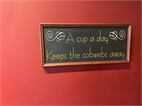 ''A CUP A DAY...'' DECOR