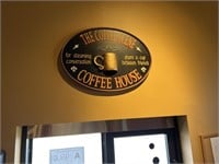 ''WITH ENOUGH COFFEE...'' WALL DECOR