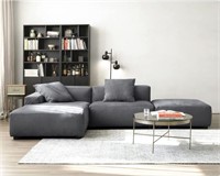 Acanva Luxury  Modular L-Shape Sectional Sofa Set