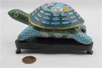 Chinese Cloisonne Turtle Box, Smithsonian Inst.