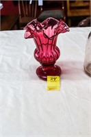 Fenton Vase, Golden State Milk Bottle, Mount