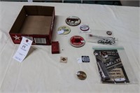 Harmonica, Buttons, Pins
