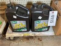 TWO GALLONS BAR AND CHAIN OIL