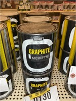 SIX 1 POUND CANS OF GRAPHITE
