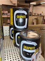 FIVE 1 POUND CANS OF GRAPHITE