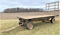 16 ft antique hay wagon- fair cond. few bad tires