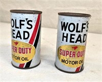 Wolf Head motor oil banks