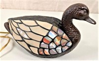 stain glass duck lamp