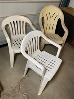 3- patio chairs