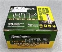 (20) Rnds .357, Remington HTP 158 Gr. SJHP