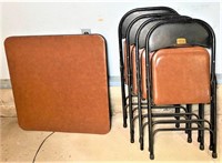 card table w/ 4 chairs