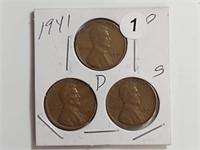 Group Lincoln wheat cent rtor1001