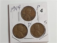 Group Lincoln wheat cent rtor1004
