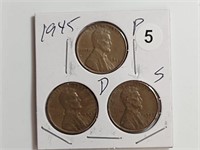 Group Lincoln wheat cent rtor1005