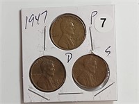 Group Lincoln wheat cent rtor1007