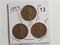 Group Lincoln wheat cent rtor1013