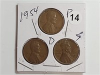 Group Lincoln wheat cent rtor1014