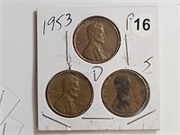 Group Lincoln wheat cent rtor1016
