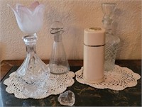 M - DECANTERS & CANDLE HOLDER (D16)