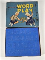 ANTIQUE EDUCATIONAL WORD PLAY SET NIB