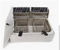Dual Countertop Commercial New fryer 110v