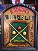 21 x 16 Wooden Hanging Billiards Picture