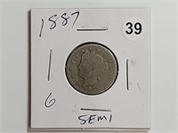 1887 V Nickel   rtor1039