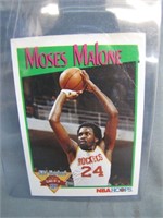1991 Moses Malone #323 Basketball Card